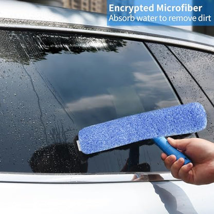 Window Washing Kit,Window Cleaning Squeegee Kit with Bucket | Professional window washing equipment,Squeegee for Window Cleaning,window squeegee for home Outdoor Car Commercial Use - size: 17.7"L x 10.04"W x 7.48"H