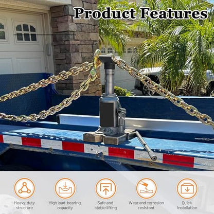 Bottle Jack Axle Adapter Lifting Saddle, Heavy Duty Steel Axle Cradle Compatible with 3", 4" Round Axles Tubes & Dana 60/70/80 Hydraulic Jack for RV, Truck, Trailer & Off-Road Use, 4 Inchs - size: 4 INCH