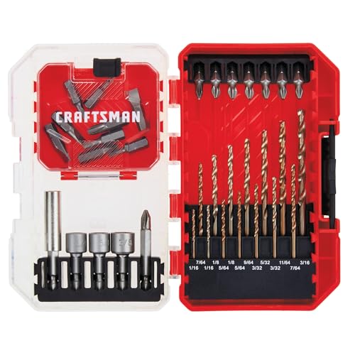 CRAFTSMAN 35 Piece Screwdriver Bit Set, Durable, Shock-Resistant Steel (CMAF35SET)