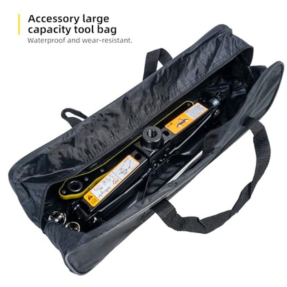 Scissor Jack 1.8 Ton Kit for Car SUV Truck | Ratchet system. Oversized base. Includes lug wrench, gloves, storage bag. For sedan SUV truck. - style: 1.8 Ton Scissor Jack + Lug Wrench