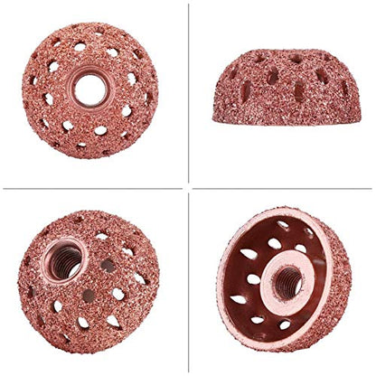 Repair Tire Truck Grinding Head,Tire Repair Buffing Wheel,38MM Tire Repair Grinding Head Coarse Grit Buffing Wheel with Linking Rod Roller for Tire Patching Black Jack tire Patch kit