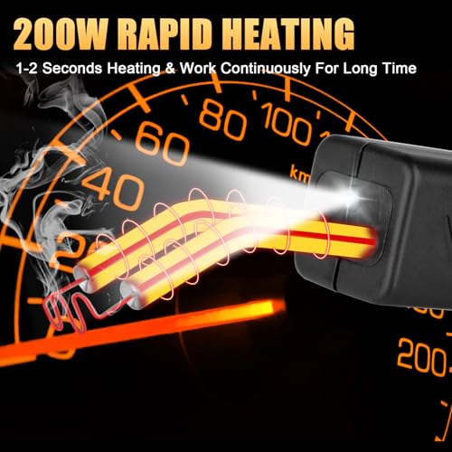 GNI 200W Plastic Welder Kit, 1200Pcs Staples Plastic Repair Kit, Professional Plastic Welding Kit, Plastic Bumper Repair Kit with Portable Toolbox, for Car Bumper/Kayaks Plastic Repairs
