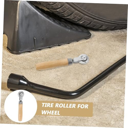 2pcs Tire Patch Roller Kit Ergonomic Tire Repair Tool for Cars Motorcycles Handle for Secure Repairs