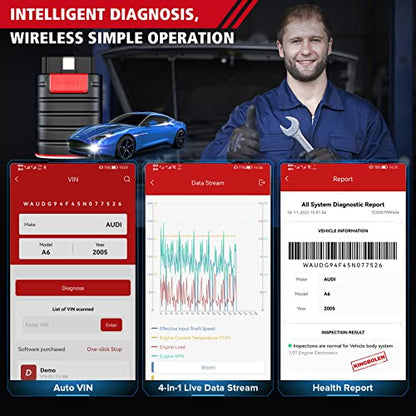 KINGBOLEN Ediag OBD2 Scanner Bluetooth, Bidirectional Scanner All System Diagnostic Tool for iOS & Android, Active Test,15+ Reset Function, FCA AutoAuth, 1 Year Update | All Software 1 Year Update For iOS & Android, Active Test Code Reader with ECU Functi