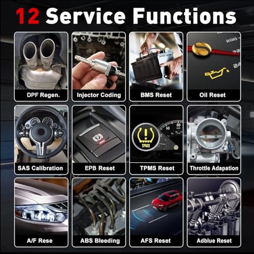 LAUNCH CRP129I V2.0 OBD2 Scanner, New Upgrade of CRP123 Diagnostic Tool for Car, ABS/SRS/AT/Engine Code Reader, 12 Reset Functions, FCA AutoAuth & Auto VIN, CANFD & DoIP, Lifetime Free Updates