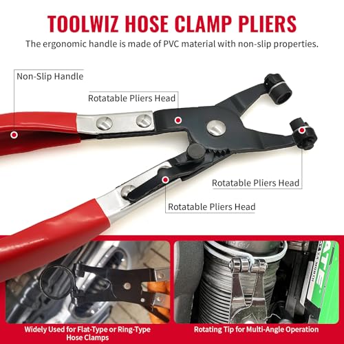 CV Boot Clamp Tool Hose Clamp Plier Axle Boot Clamp Plier For Car Repair | CV Joint Boot Clamp Pliers Hose Clamp Pliers ATV CV Axle Boot Clamp Pliers Clic-R Type Pliers Tool ﻿