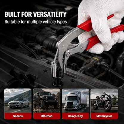 Clip Removal Tool for Car: Auto Fastener Clip Removal Pliers Professional Car Trim Removal Tool for Plastic Fasteners Push Pin Door Trim Disassembly Damage Free Automotive Clip Remover