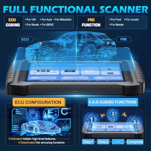 XTOOL IP919 AI-Assisted Diagnostic Scanner for Car, 2026 Topology Mapping Bidirectional Scan Tool, ECU Coding,8-Core Processor, 10*Faster, 51+ Resets, All System OBD2 Scanner, 3-Y Free Update