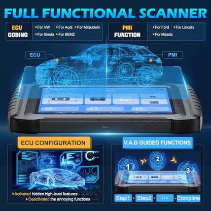XTOOL IP919 AI-Assisted Diagnostic Scanner for Car, 2026 Topology Mapping Bidirectional Scan Tool, ECU Coding,8-Core Processor, 10*Faster, 51+ Resets, All System OBD2 Scanner, 3-Y Free Update