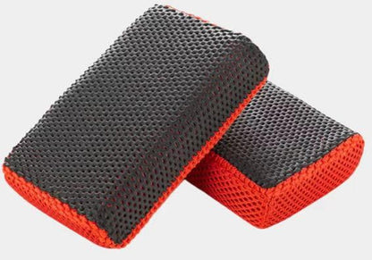 Clay Sponge for Car Detailing – Easy-to-Use Clay Block for Paint Surface Prep – Reusable Alternative to Bar (2 Pack)