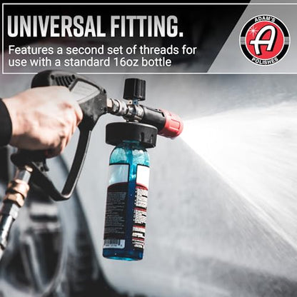Adam's Polishes Premium Foam Cannon - Soap Sprayer for Car Wash | Sprayer Cannister for Pressure Washer 1/4" Quick Disconnect - size: Foam Cannon