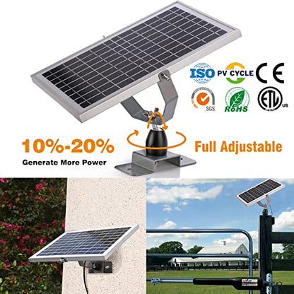 SUNER POWER 10W 12V Solar Battery Charger Maintainer, Built-in Smart MPPT Charge Controller, Adjustable Mount Bracket, Waterproof 10 Watt Solar Panel Kits for Car Automotive Boat Marine RV Trailer - size: BC-10W-P