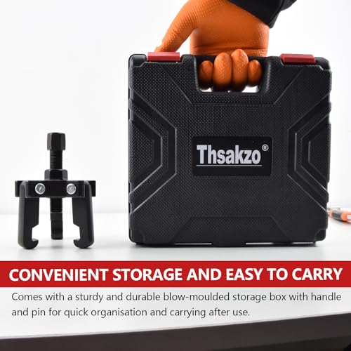 Harmonic Balancer Puller Kit, 3-Jaw Crankshaft Damper Pulley Removal Tool | Crankshaft Damper Removal Tool for Tight Engine Compartments, Fits Chevy LS, GM, Chrysler, Ford, Cadillac, Mitsubishi