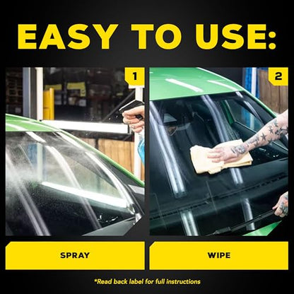 Meguiar's Waterless Wash Kit - This Premium Car Detailing Kit Gently Removes Dirt and Grime, Adds Shine and Protects Several Surfaces on Your Car Without Water – Get Amazing Results Detailing Anywhere - size: 70 Fl Oz (Pack of 1)