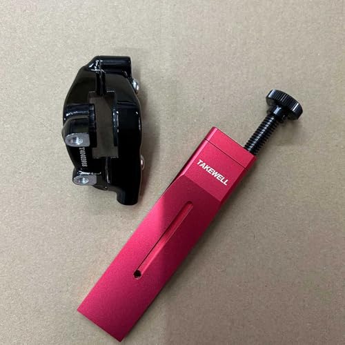 Piston Press Tool for SRAM Brake Caliper, Bike Hydraulic Disc Brake Caliper Piston Wrench Tool, Brake Caliper Accessories, Red, New Version.