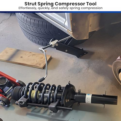 ATPEAM Macpherson Strut Spring Compressor 2pc Heavy Duty Coil Spring Compressor Strut Remover Installer Tool 7/8in Socket 1/2in Drive