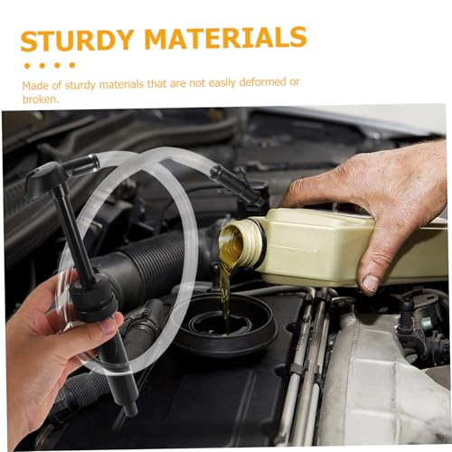 Luxshiny 1set Automotive Fluid Transfer Pump Antifreeze Pump for Car Brake Fluid and Coolant Heavy Duty Siphon Hose Kit