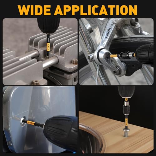 6-Piece Phillips Bit #2 Impact, 2 Inch Magnetic Phillips Head Drill & Screwdriver Bit with Magnetic Bit Holder, S2 Steel, 1/4" Hex Shank, PH2 for Impact Driver, Professional & DIY Use - style: 6-Piece