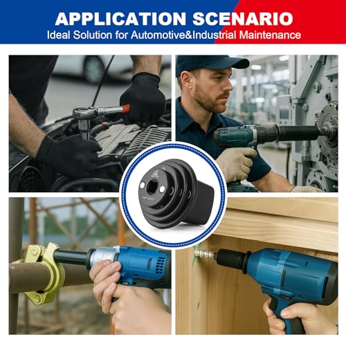 Socket Set Adapter,Low Profile Impact Socket Set Works with Impact Wrench，Torque Wrench，Electric Ratchet，Designed for Confined Space，3/8" to 1/2", 1/4" to 3/8", 3/4" to 1", 1/2" to 3/4", 4PC