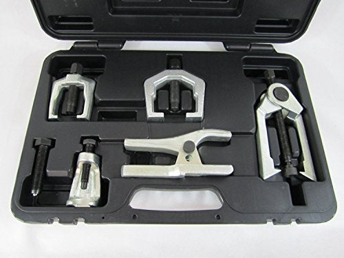 5PC Front End Service Kit Ball Joint Tie Rod Arm Puller Removing