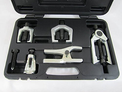 5PC Front End Service Kit Ball Joint Tie Rod Arm Puller Removing