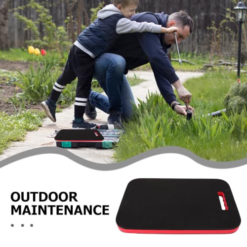 Comfortable Sponge Kneeling Pad with Adjustable Fit for Mechanics and DIY Enthusiasts, Protective Knee Cushion for Home Maintenance and Camping, Sturdy Folding Working Mat