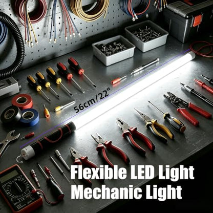 Flexible LED Work Light Stick Rechargeable Bendable Mechanic Work Light