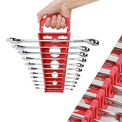 DURATECH Combination Wrench Set, SAE, 11-Piece, 1/4'' to 7/8'' | 12-Point, CR-V Steel, Organized in Wrench Holder - size: Set (1/4'' to 7/8'')