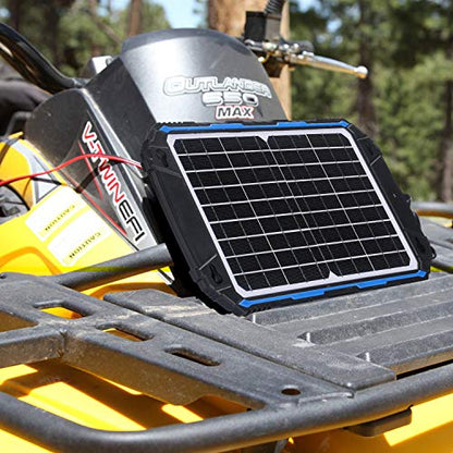 SUNER POWER Waterproof 10W 12V Solar Battery Charger & Maintainer Pro, Built-in UltraSmart MPPT Charge Controller, 10 Watt Solar Panel Trickle Charging Kits for Car Automotive Boat Marine RV Trailer - size: BC-10W Pro