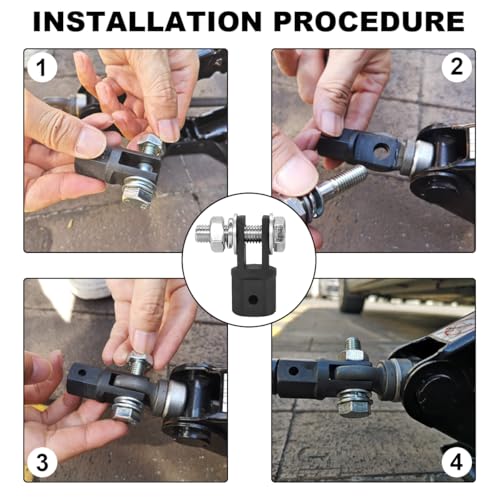 KVAEY 1/2" Scissor Jack Adapter, Scissor Jack Drill Adapter for 1/2 Inch Drive Socket or 13/16 Inch Lug Wrench, Drive Impact Wrench Automotive Sturdy Power Jacks Connector