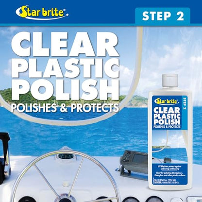 Star Brite Clear Plastic Restorer - style: Step 2 Clear Plastic Polish