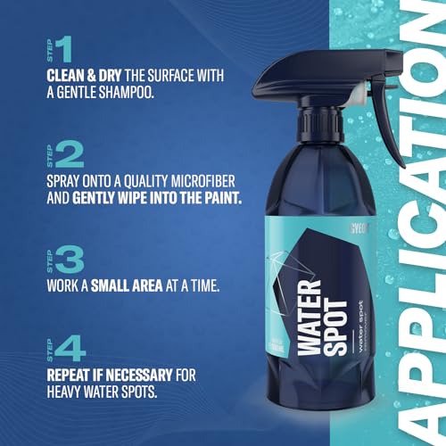 Gyeon Water Spot Remover for Ceramic Coated Cars Removes Mineral Deposits | Dissolves hard water mineral deposits from paint and glass while preserving ceramic coating performance. 500ml