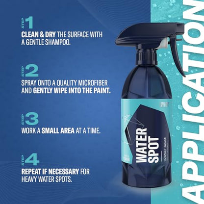 Gyeon Water Spot Remover for Ceramic Coated Cars Removes Mineral Deposits | Dissolves hard water mineral deposits from paint and glass while preserving ceramic coating performance. 500ml