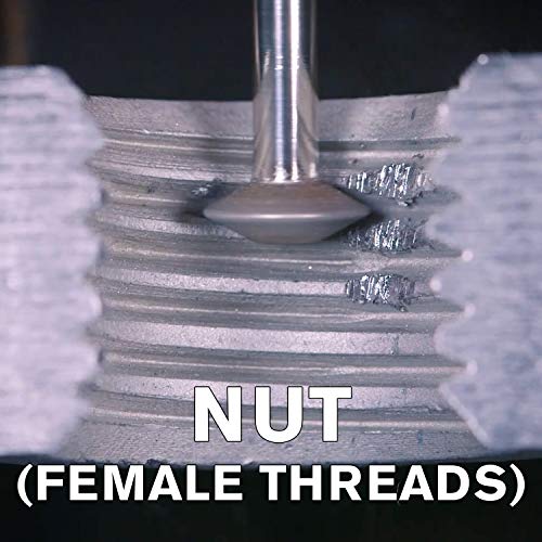 Repair Kits - Faster & Easier to Chase, Restore & Clean Internal or External Threads, All in One Universal Thread Files Set, Inch, Metric, Grooves, Glands, Acme, Buttress Thread - size: Starter Kit (3pc)