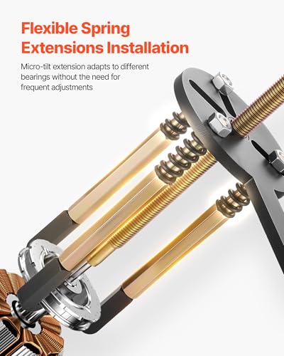 VEVOR 36-in-1 Bearing Puller Set, 36 PCS 3-Jaw Hook Puller for Internal External Bearings and Bearing Without Inner Shaft, Multifunctional Bearing Removal Tool with Heavy Duty Portable Storage Case