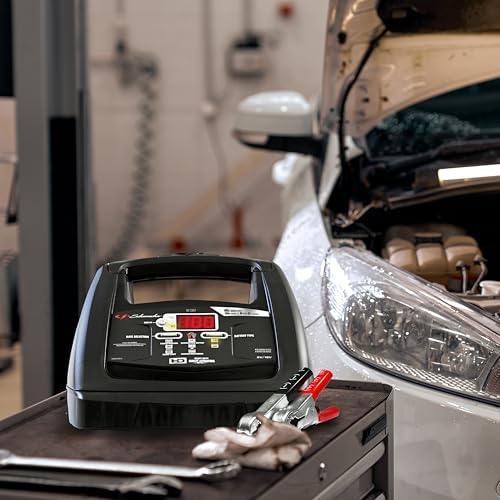 Schumacher Electric 6A Car Battery Charger and 85A Engine Starter, 6-in-1 Solution, Maintainer, 30A Boost, for 6V/12V Power Sport, Automotive, and Marine Batteries, SC1307