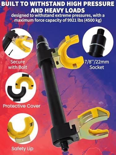 Macpherson Strut Spring Compressor Tool Universal Interchangeable Fork Coil Spring Compressor Tool