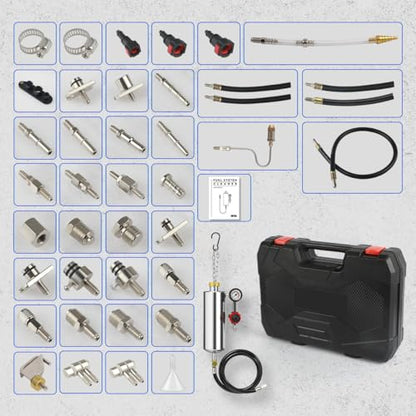 CMTOOL Fuel Injector Cleaner Kit, Automotive Fuel System Cleaning Kit, 1000ML Non-dismantle Cleaner Machine Tool for Auto Catalytic Converter/Intake Valve/Throttle Body