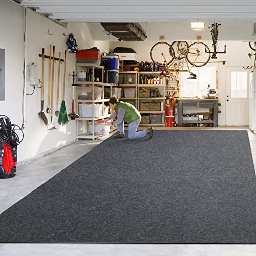 TREETONE Oil Spill Mat, 7.4 x 8.4 Feet, Premium Absorbent Oil Pad. Contains Liquids, Protects Garage Floor from Spills, Drips, Splashes and Stains. Washable, Reusable, Waterproof Rubber Parking Mats - size: 7.4 x 8.4 Feet