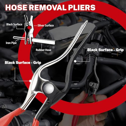 9 PCS Automotive Electrical Disconnect Pliers Kit, High-Carbon Steel Electrical Terminal Connector Separator Removal Clip Set with 37960/37980 Plier, Auto Test Pen, Terminal Pin Repair Tool - size: 9Pcs Connector Disconnect Pliers Kit