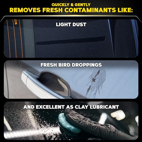 Meguiar's Quik Detailer Mist & Wipe - Easy to Use Car Spray Detailer Lifts Light Dust, Fingerprints, Smudges, and Fresh Contaminants - Perfect to Enhance Shine and Protection Between Washes, 16 Oz - size: 16 Fl Oz (Pack of 1)