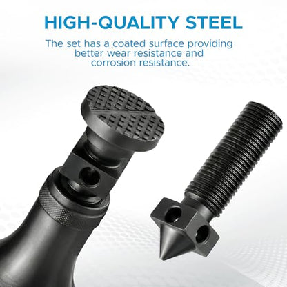 Tesa Brown & Sharpe Screw Jack Set,1000 lb. Cap,2 1/4-3 3/8 599-680 - 1 Each