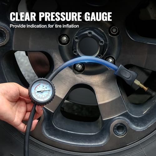 VEVOR 10.6 CFM Heavy Duty Air Compressor, 30s Fast Inflation | Dual-Cylinder Portable Tire Inflator, 12V 150PSI Offroad Air Pump with Adapters for Trucks Car SUV 4 x 4 Vehicle RV - style: 10.6CFM