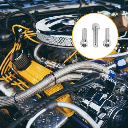 480 Pcs M3 Screws and Nuts and Washers Set, Hex Socket Head Cap Screws Nuts Washers Kit, Metric Bolts and Nuts Kit, Stainless Steel Machine Screws Assortment Kit, Fully Threaded Hex Nuts - size: M3
