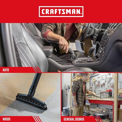 CRAFTSMAN CMXZVBE38774 2-2.5 Gal. Wet Dry Shop Vacuum Dust Collection Bags | For General Debris, Fits Most 2 to 2.5 Gallon Shop Vacuums, Collects Dry Only Debris, Reduces Cleanup Time, 3-Pack - style: 2-2.5 Gallon General Purpose