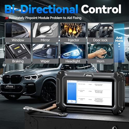 XTOOL IP500 for BMW OBD2 Scanner, Full Systems Bidirectional Scan Tool | Fit for BMW/MiNi/RR, ECU/Offline Coding, Battery Registration Tool, All Services-Injector Coding/BMS/ABS,Lifetime Free Update