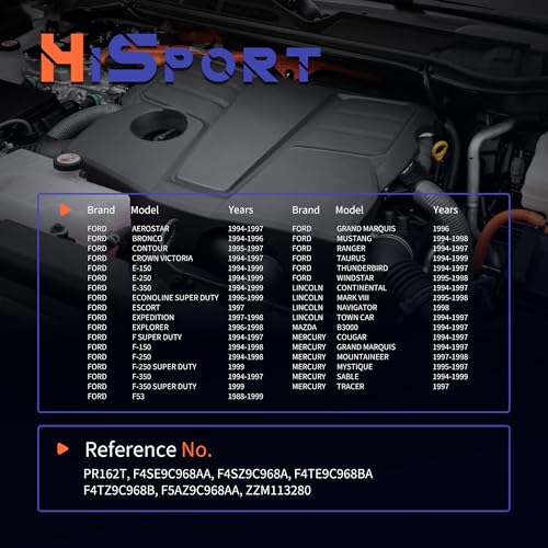 HiSport Fuel Injection Pressure Regulator - 2.7BAR, Replaces PR162T, F4SE9C968AA, F4SZ9C968A, F4TE9C968BA, F4TZ9C968B, F5AZ9C968AA, ZZM113280 - size: HSFPR162T