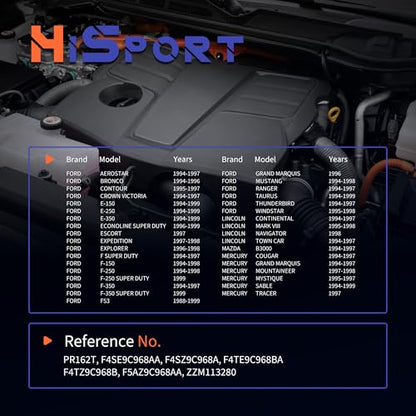 HiSport Fuel Injection Pressure Regulator - 2.7BAR, Replaces PR162T, F4SE9C968AA, F4SZ9C968A, F4TE9C968BA, F4TZ9C968B, F5AZ9C968AA, ZZM113280 - size: HSFPR162T
