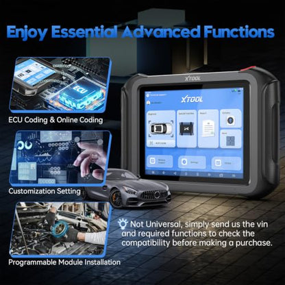 XTOOL D9S 2.0 ECU Coding Bidirectional Scan Tool, AI-Assisted OE Level Automotive Scanner, Topology Map, PMI, 45+ Resets, FCA/CAN FD/DoIP, Professional Full System Diagnostic Scanner, 3 Years Update