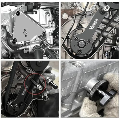 Engine Timing Tool Kit | Compatible with Alfa Romeo Lancia Delta Chrysler Delta Dodge Dart Jeep Compass Renegade Fiat Multiair 1.4 Engine, with Gloves